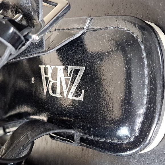 Zara Patent Leather Fisherman Sandals Women's Size 40 - Picture 12 of 15